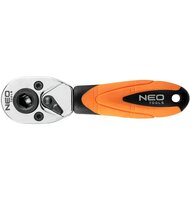 Ключ-тріскачка Neo Tools, 1/4", 105 мм, CrMo, 72 зубців (08-501)