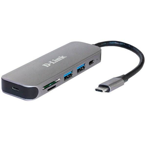 Акція на USB-хаб D-Link DUB-2325 3xUSB3.0, 1xUSB-C, 1xHDMI, USB-C (DUB-2333) від MOYO
