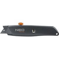 Нож Neo Tools, сегментированное лезвие 18мм, 155мм, металлический корпус
