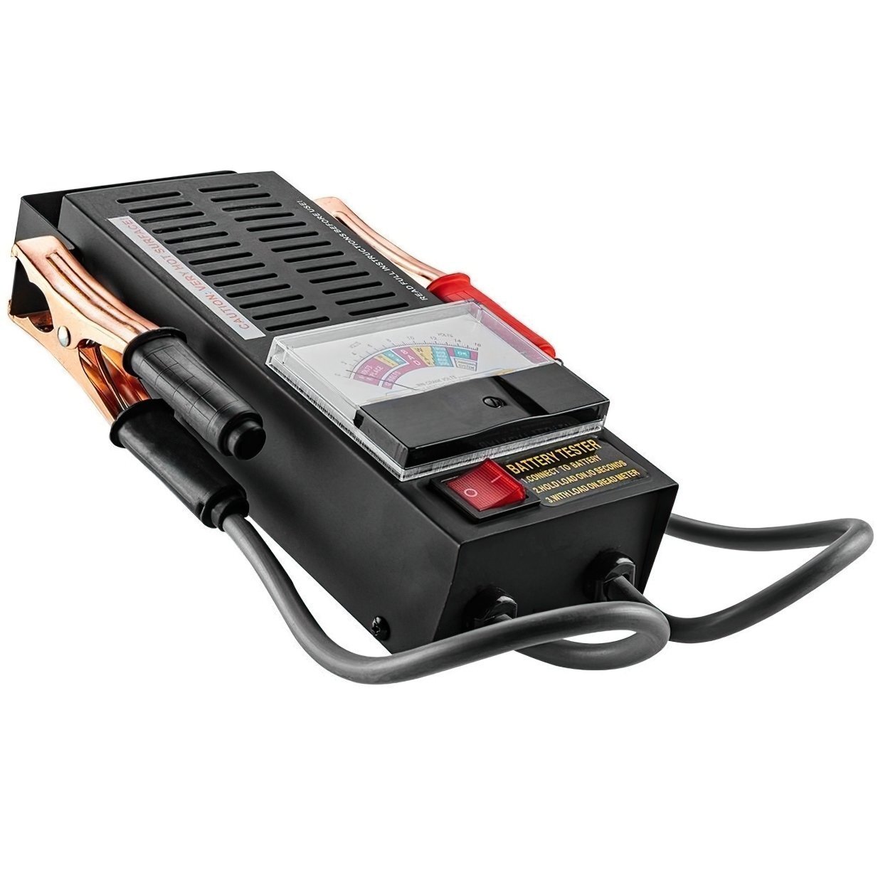 Тестер аккумулятора Neo Tools, 6-12В, 100А, аналоговый дисплей фото 