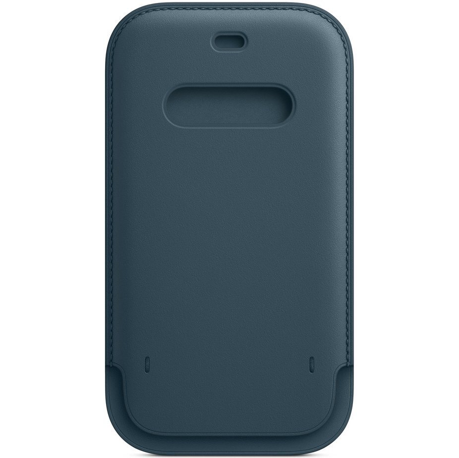 Чехол Apple для iPhone 12/12 Pro Leather Sleeve with MagSafe Baltic Blue (MHYD3ZE/A) фото 