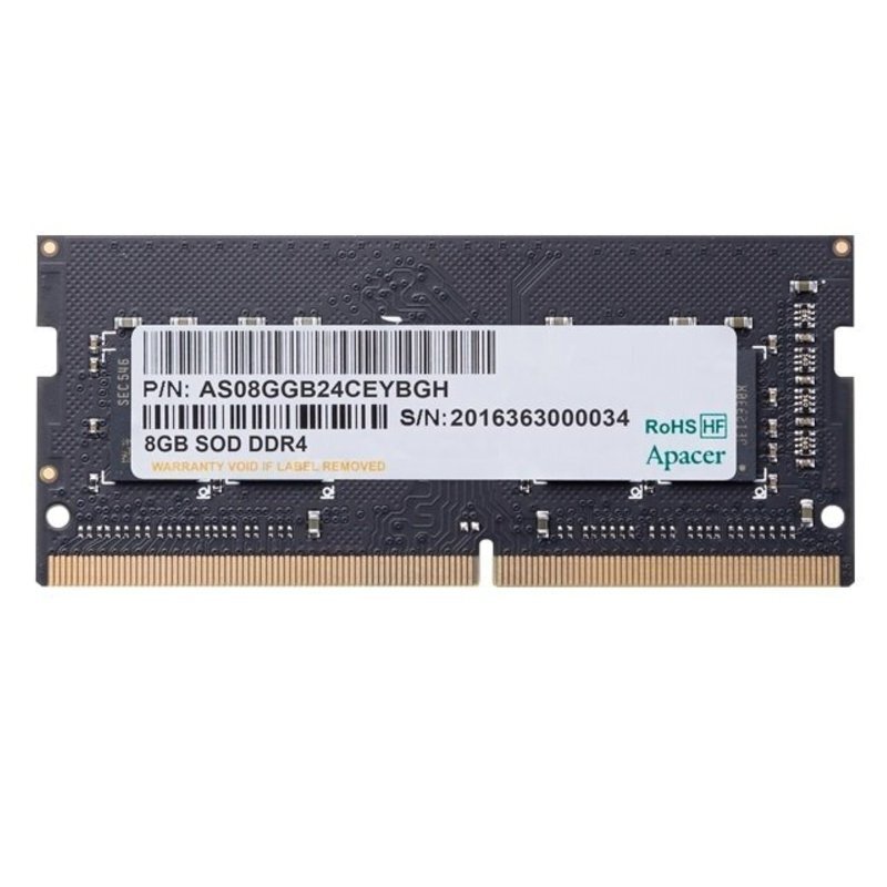 Память для ноутбука Apacer DDR4 3200 8GB SO-DIMM (ES.08G21.GSH) фото 