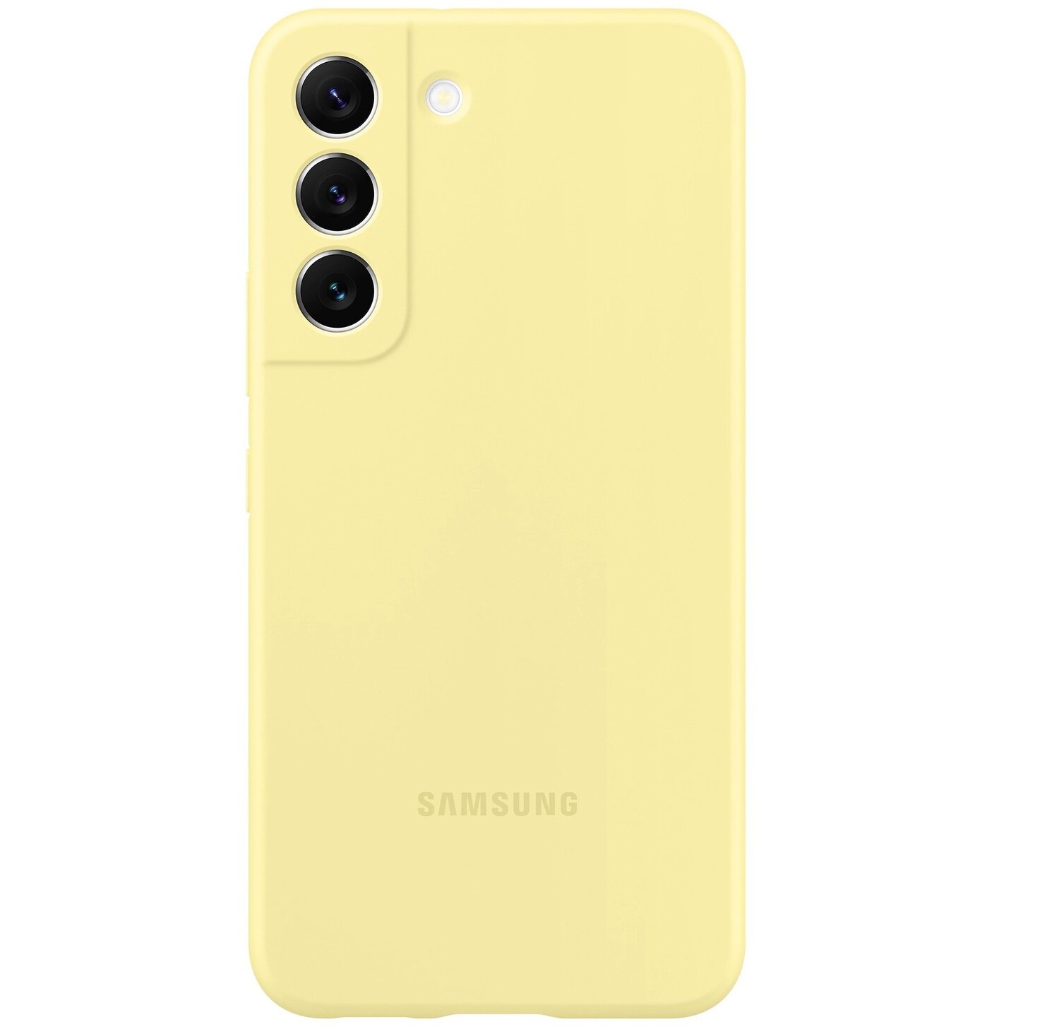 Чохол Samsung для Galaxy S22 Silicone Cover Butter Yellow (EF-PS901TYEGRU)фото