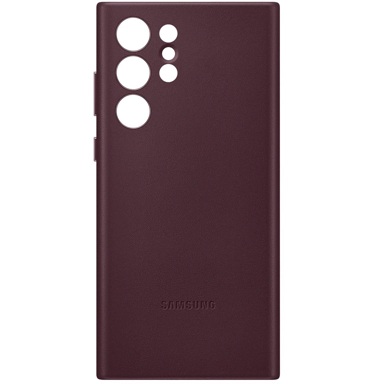 Чохол Samsung для Galaxy S22 Ultra Leather Cover Burgundy (EF-VS908LEEGRU)фото