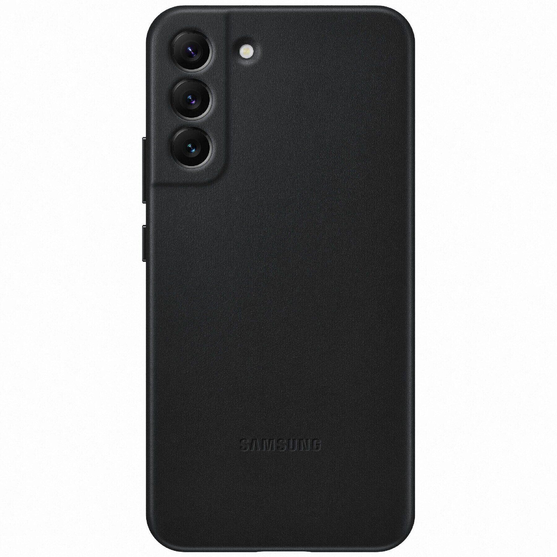 Чехол Samsung для Galaxy S22+ Leather Cover Black (EF-VS906LBEGRU) фото 1