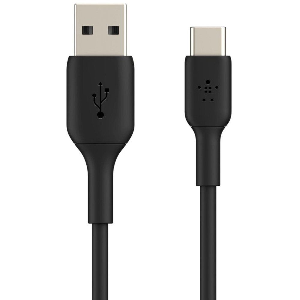 Кабель Belkin USB-A - USB-С, PVC, 1m, black фото 
