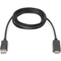 Перехідник Digitus DisplayPort HDMI UHD 4K (AM/AM) 2m, Black (AK-340303-020-S)