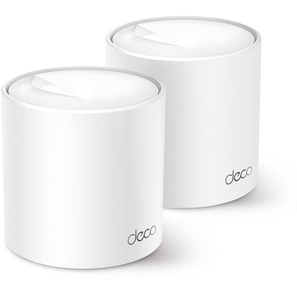 Акція на Маршрутизатор TP-LINK DECO X50 2PK AX3000 3xGE LANWAN MU-MIMO OFDMA MESH (DECO-X50-2-PACK) від MOYO