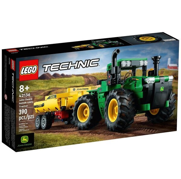 Акція на LEGO 42136 Technic Трактор John Deere 9620R 4WD від MOYO
