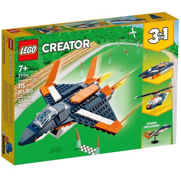 Акція на LEGO 31126 Creator Сверхзвуковой самолёт від MOYO