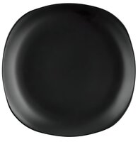 Тарілка обідня квадратна Ardesto Molize 27х27 см, Black (AR2927MB)