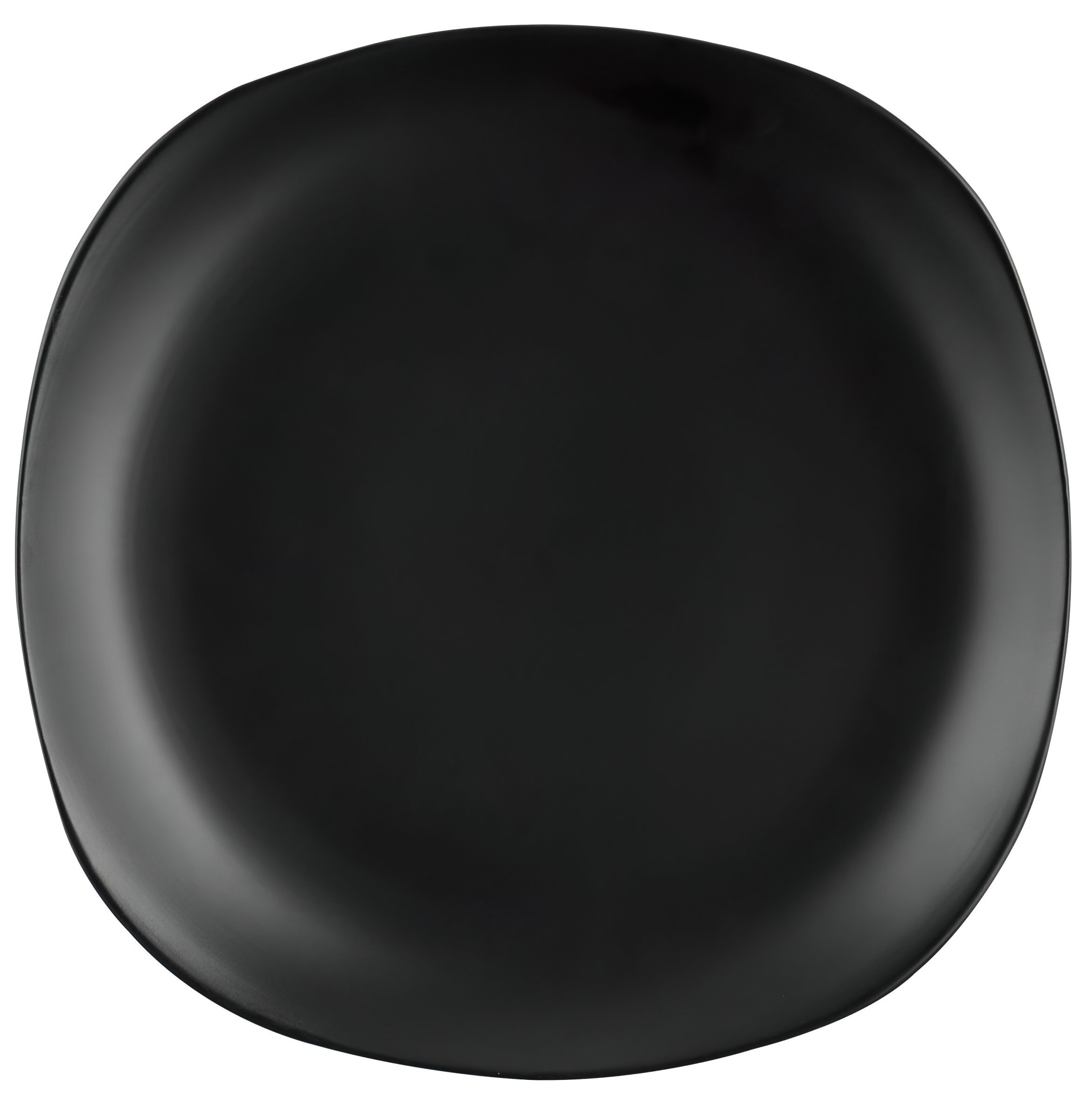 Тарелка обеденная квадратная Ardesto Molize 27х27 см, Black (AR2927MB) фото 1