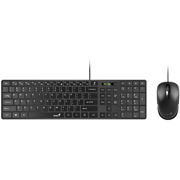 

Комплект Genius C-126 SlimStar USB Black Ukr (31330007407)