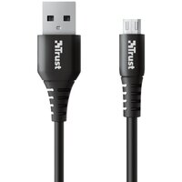 Кабель Trust NDURA USB-A – microUSB 1m, Black (23567_TRUST)