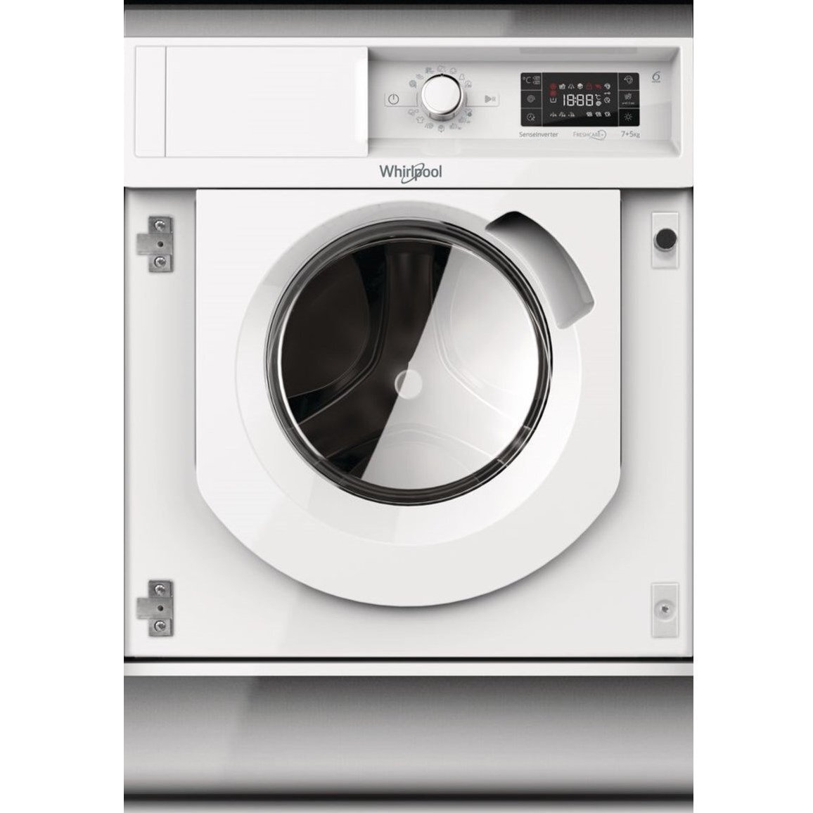 Встраиваемая стирально-сушильная машина Whirlpool BIWDWG75148 фото 