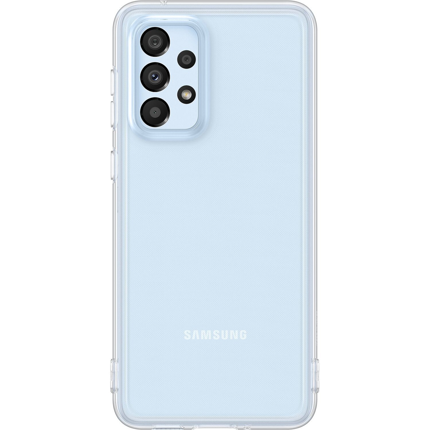 Чехол Samsung для Galaxy A33 5G Soft Clear Cover Transparent (EF-QA336TTEGRU) фото 