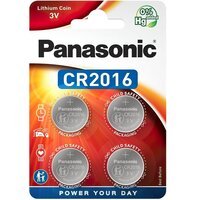 Батарейка Panasonic CR2016 BLI 4 Lithium (CR-2016EL/4B)