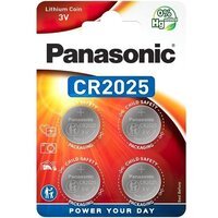 Батарейка Panasonic CR 2025 BLI 4 Lithium (CR-2025EL/4B)