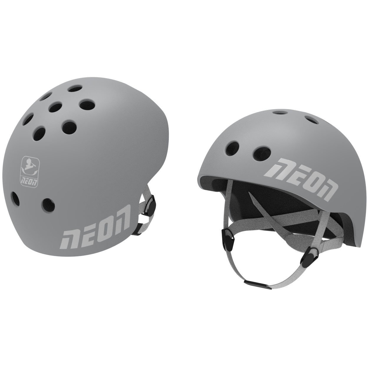 Защитный шлем Neon 2021 размер M серый фото 