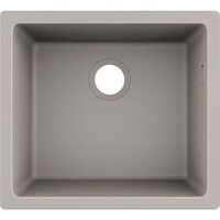 Кухонная мойка Hansgrohe S51 S510-U450, серый бетон (43431380)