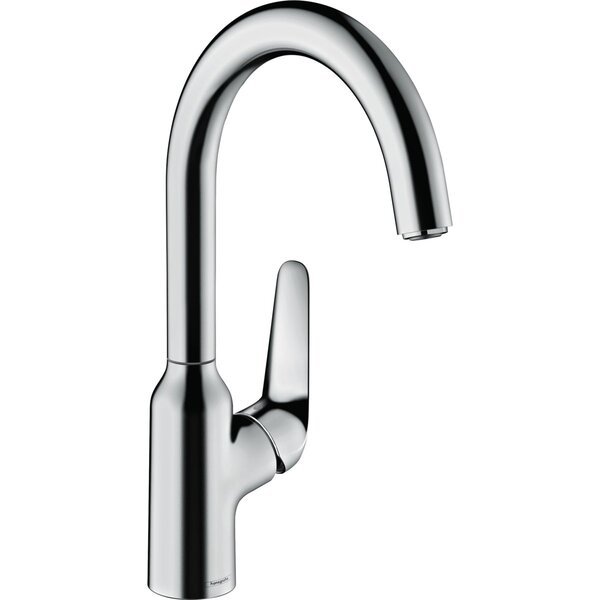 

Смеситель Hansgrohe Focus M42 для кухонной мойки, 220мм, 1-струйный, поворотный, хром (71802000)