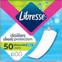 гігієнічні прокладки Libresse Dailies Classic Protection Deo 50 шт.