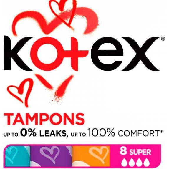 

Тампоны Kotex Super 8х24 шт.
