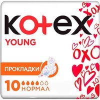 Прокладки гігієнічні Kotex Янг Normal 10 шт.