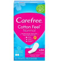 Прокладки гигиенические Carefree with Cotton extract fresh