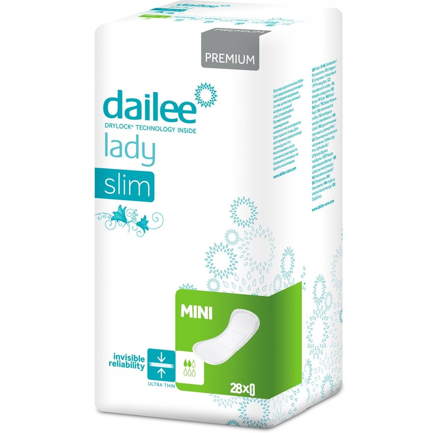 Урологические прокладки DAILEE Lady Premium Slim Mini 28 шт. фото 