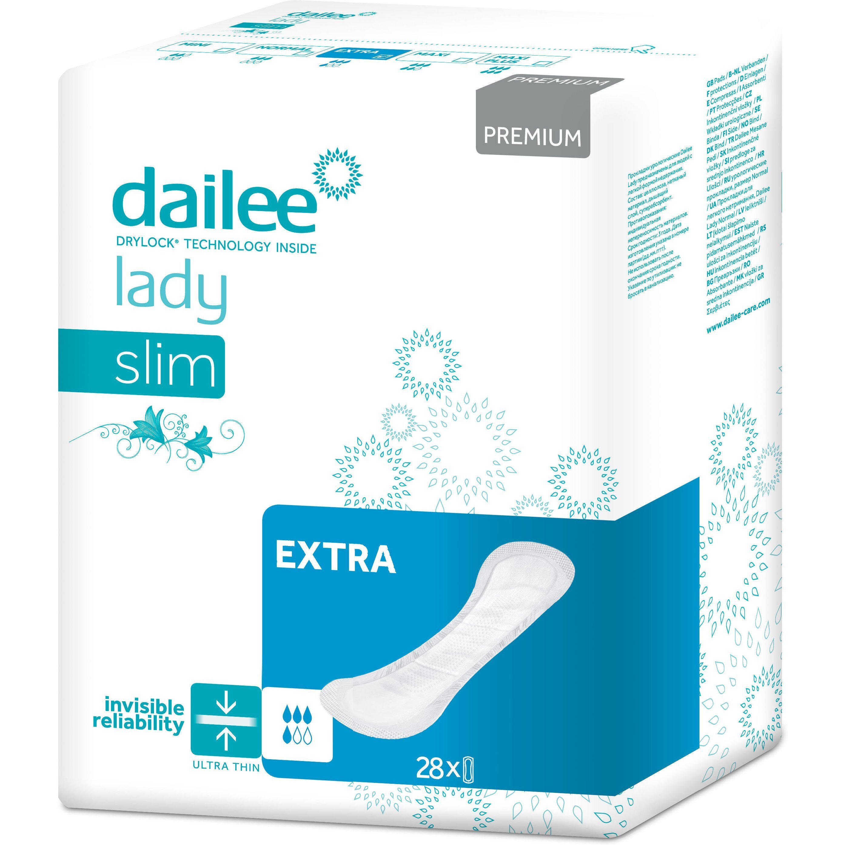 Урологические прокладки DAILEE Lady Premium Slim Extra 28 шт. фото 1