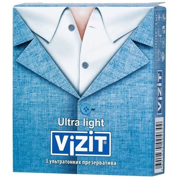 Презерватив VIZIT ультратонкі №3фото1