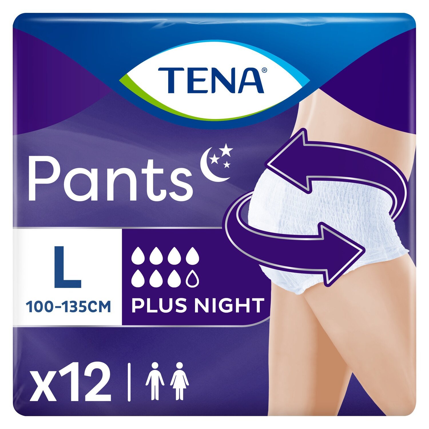 Підгузки для дорослих Tena Pants Plus Night Large 12 шт.фото