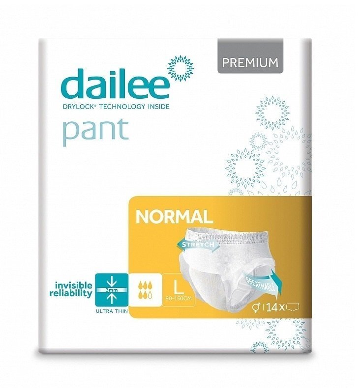 Подгузники для взрослых DAILEE Pant Premium Normal L 14 шт. фото 