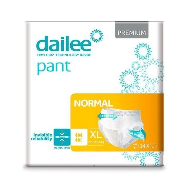 Подгузники для взрослых Dailee Pant Premium Normal XL 14 шт. фото 
