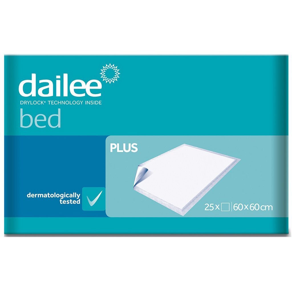 Одноразовые пеленки DAILEE Bed Plus 60x60,25 шт. фото 