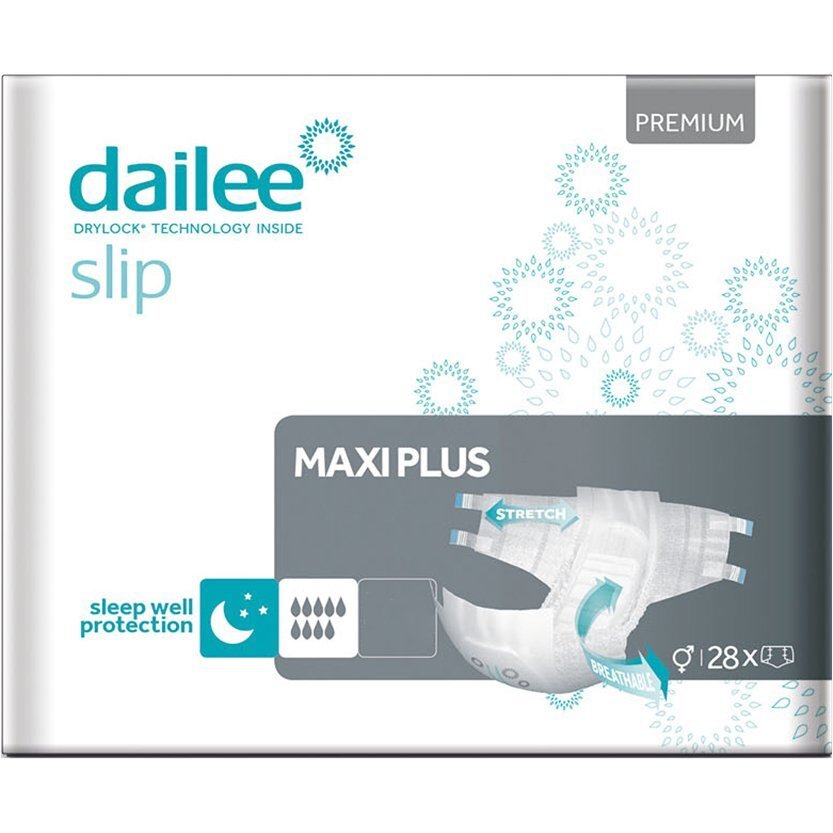 Подгузники для взрослых Dailee Slip Premium Maxi Plus, 28 шт. фото 