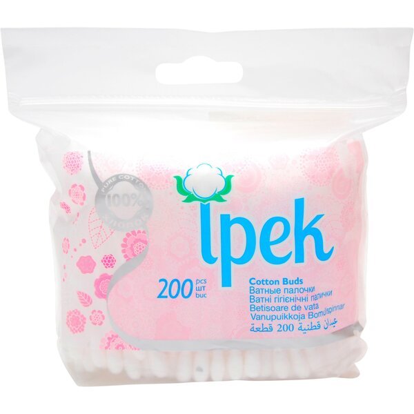 

Ipek Палочки ватные пакет zip 200 шт.