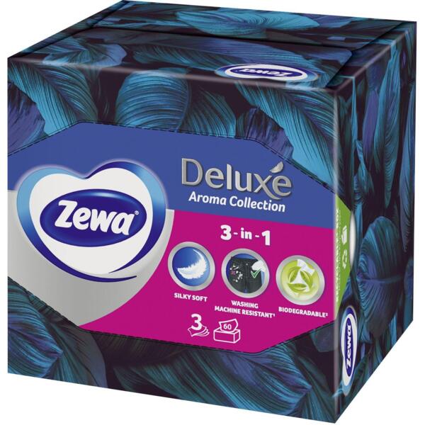 

Косметические салфетки Zewa Deluxe Aroma Col 60шт.