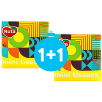 Хусточки носові Ruta Mini Tissues без аромату 2 шари 150шт