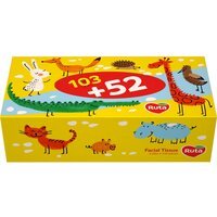 Салфетки косметические Ruta Kids 2 слоя 155шт