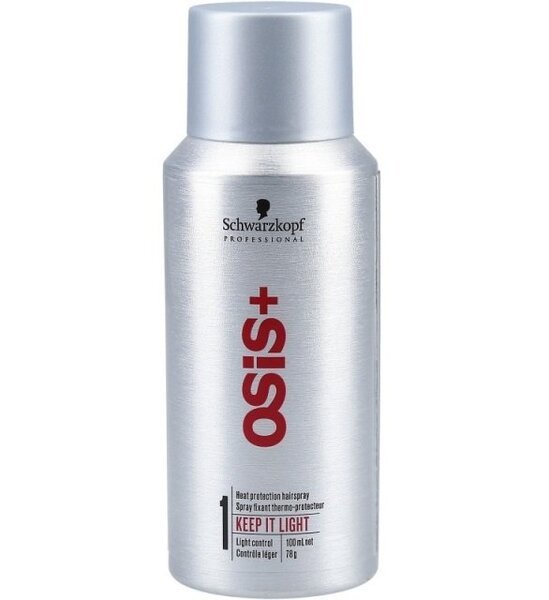 

Schwarzkopf Лак для защиты волос от термических повреждений Храни легкость OSiS+ Keep It Light 100 мл.