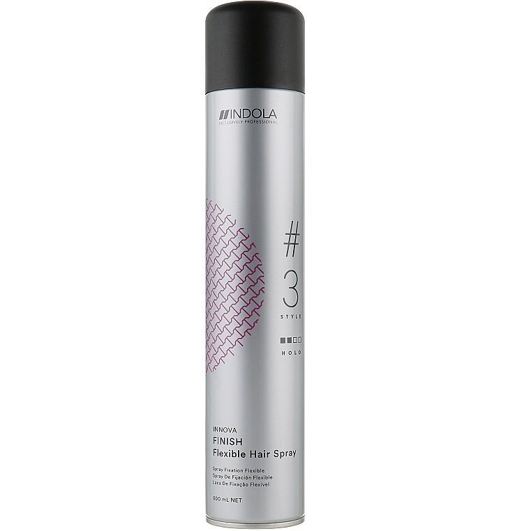 Flexible Hair Spray Лак для волос эластичной фиксации Indola Innova 500 мл фото 