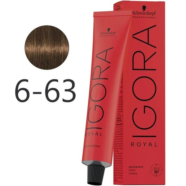 Фото - Краска для волос Schwarzkopf Фарба для волосся Igora Royal 60 мл 6-63 4045787952254 