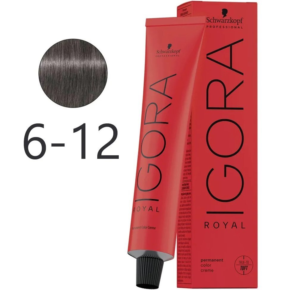 Краска для волос Igora Royal 60 мл 6-12 фото 