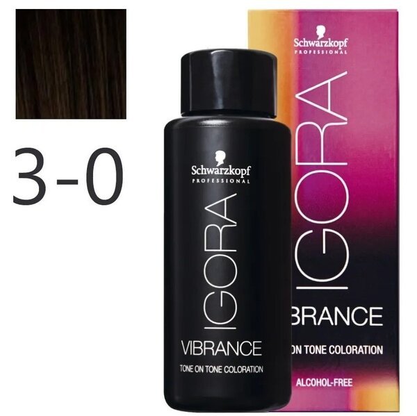 

Коричневый натуральный Краска для волос Igora Vibrance 60 мл 3-0