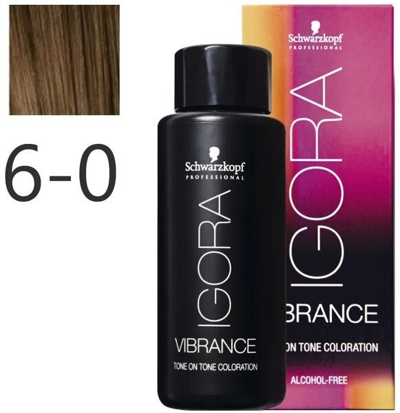 

Темно-русый натуральный Краска для волос Igora Vibrance 60 мл 6-0
