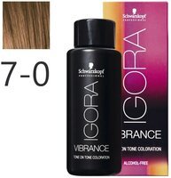 Русый натуральная Краска для волос Igora Vibrance 60 мл 7-0