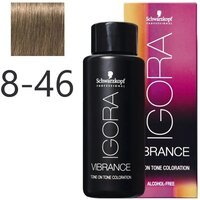 Світло-русявий шоколадний бежевий Фарба для волосся Igora Vibrance 60 мл 8-46