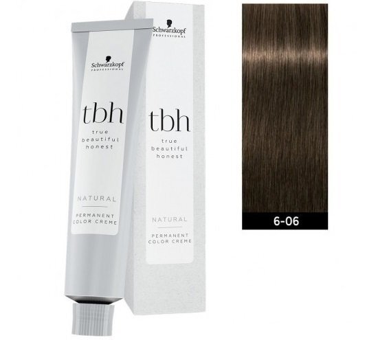 Перманентна крем-фарба для волосся TBH 60 мл 6-06 Nфото